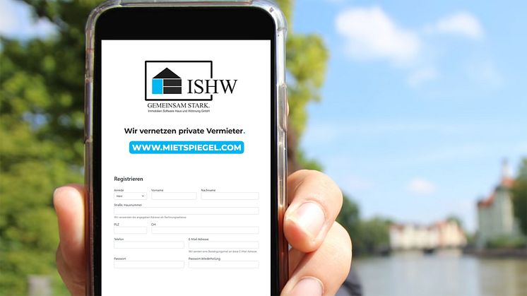 Web-App mietspiegel.com für private Vermieter © Immobilien Software Haus und Wohnung GmbH