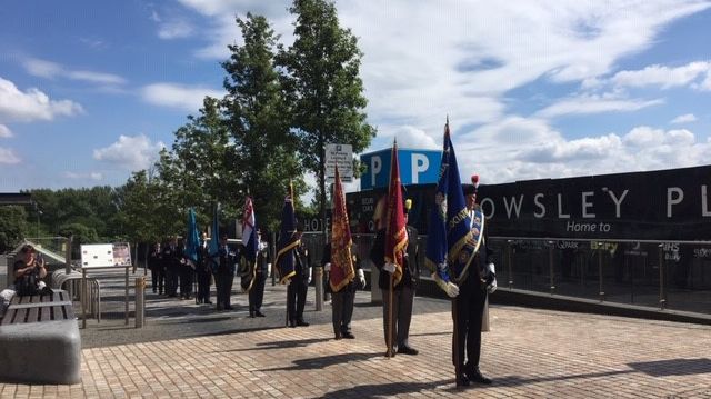 Veterans at this year's Armed Forces Day commemorations