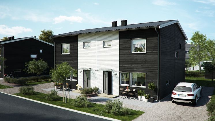 BoKlok Sandlyckan parhus entrésida