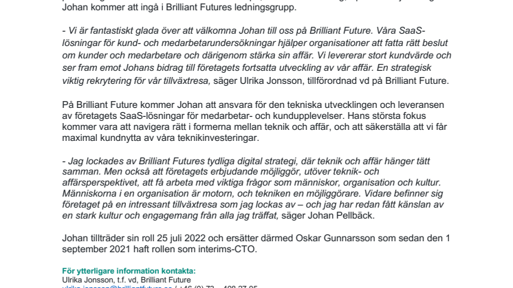 Johan Pellbäck blir CTO på Brilliant Future_220311.pdf