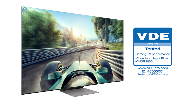 [Photo] Neo QLEDs Receive Industry First Gaming TV Performance Certification from VDE 2