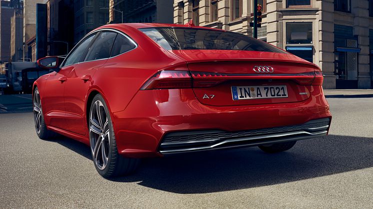 Audi A7 Sportback (Grenadinerød)