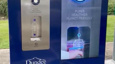 Bluewater water station at Dundee elecrtric vehicle recharging hub