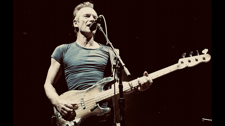 Sting spelar på Gröna Lund för första gången någonsin den 17 juni