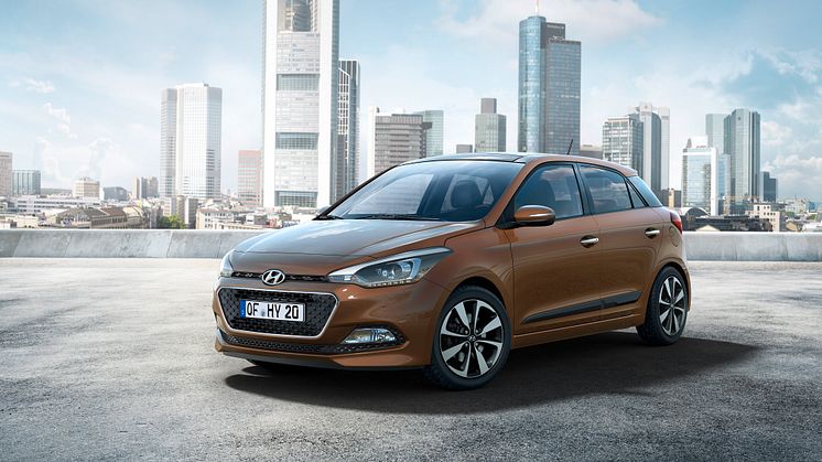 Hyundai visar nya i20 innan motormässan i Paris