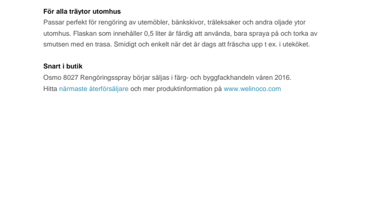 Osmo Rengöringsspray för uteträ
