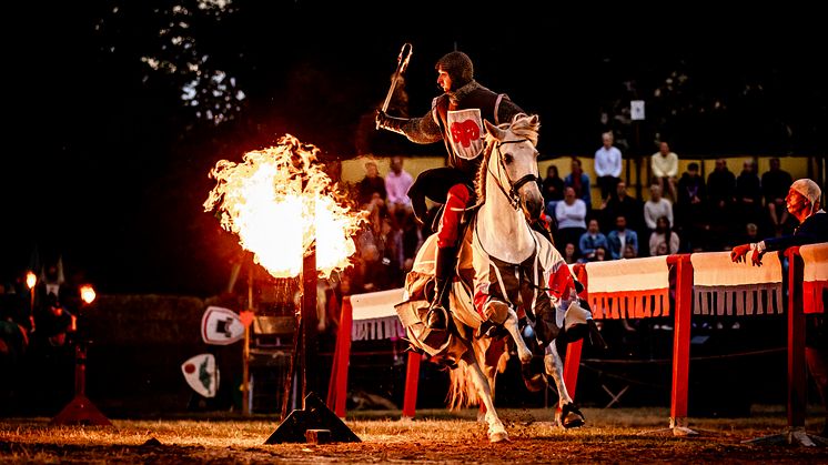 Kalmar Slott Tornerspel eldshow