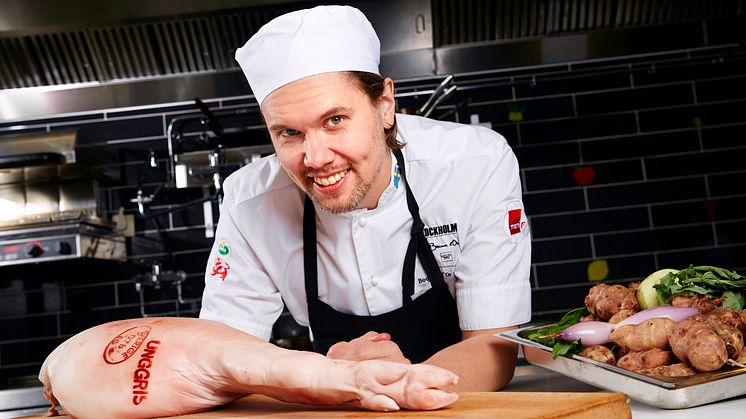 Svensk unggris tävlingsråvara i Bocuse d’Or 2014!
