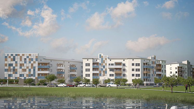 HSB brf Glasblåsaren ligger nära både city, sjöar och natur.