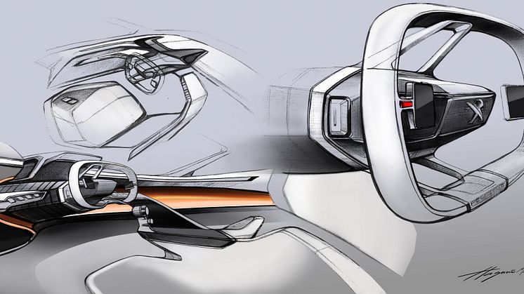 PEUGEOT FRACTAL får designpris för sin innovativa i-Cockpit
