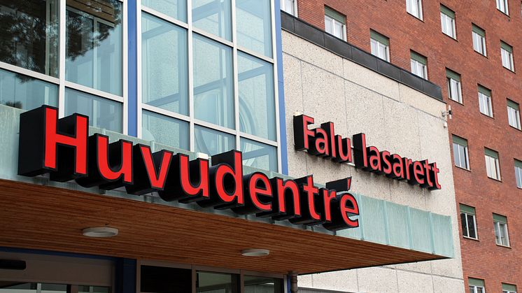 Huvudentré Falu lasarett