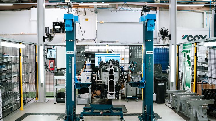 Production is ramping up at Cox Marine's UK headquarters in Shoreham