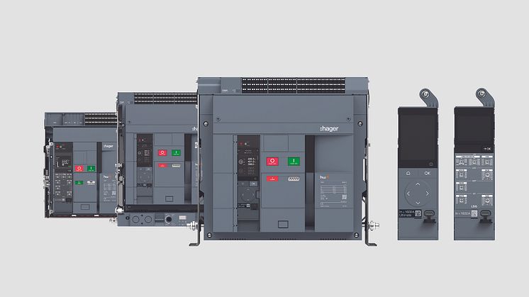 Offene Leistungsschalter hw+ mit 2 Auslöseeinheiten_15cm