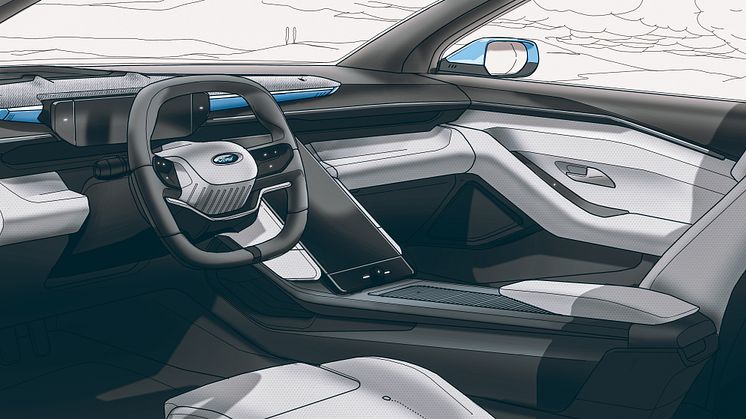 2023 FORD ny elektrisk Explorer skisser  (10)