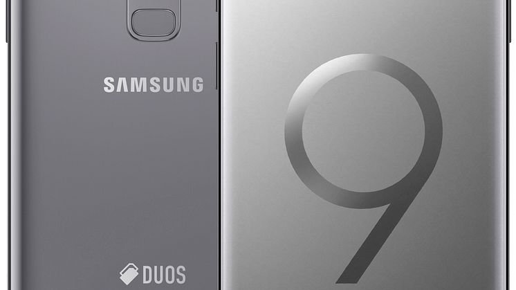 Samsung Galaxy S9+ Titanium Gray (256GB)_front_back