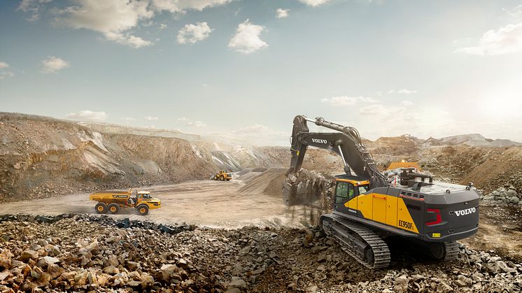 Bild: Volvo EC950F på arbetsplats (2)