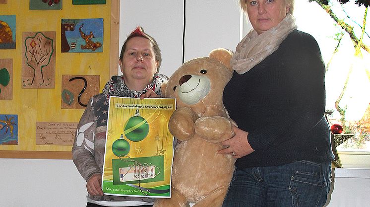 Sammeln für Bärenherz: Christine Jentzsch motiviert Personen, Vereine und Firmen zu spenden 