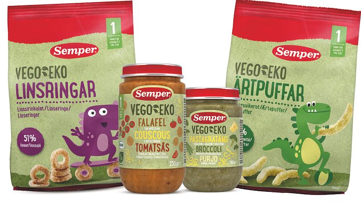 Grönt är skönt, Semper ser till att barnmatshyllan blir grönare. 