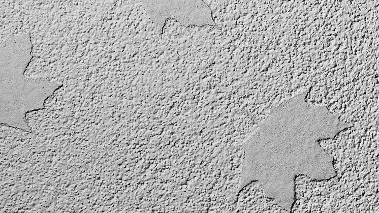 StoSignature - Texture: Graphic 10 - skapa mönster i puts med stenciler.