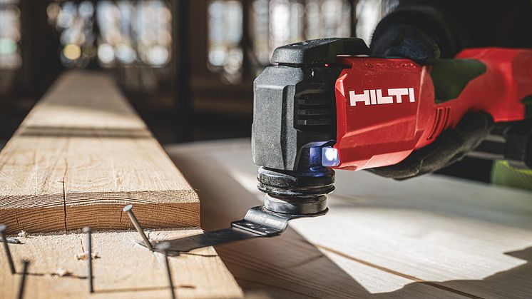 Hilti multitool now available on cordless Nuron platform