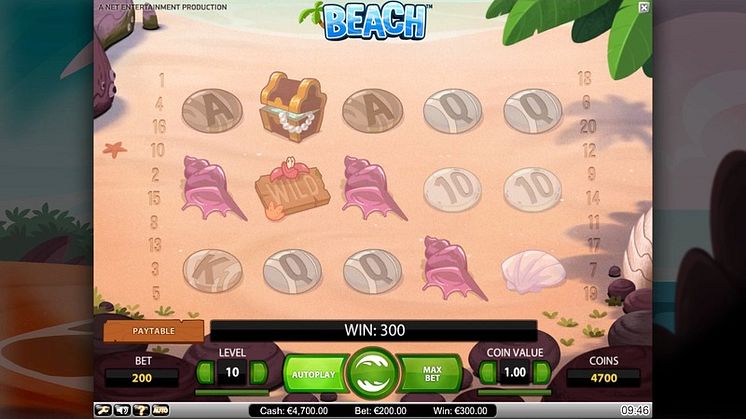 Beach slotmachine