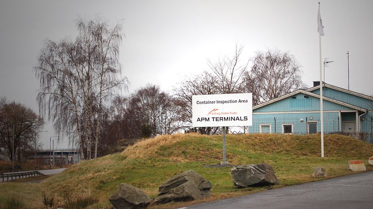 Nytt område för containerinspektion 
