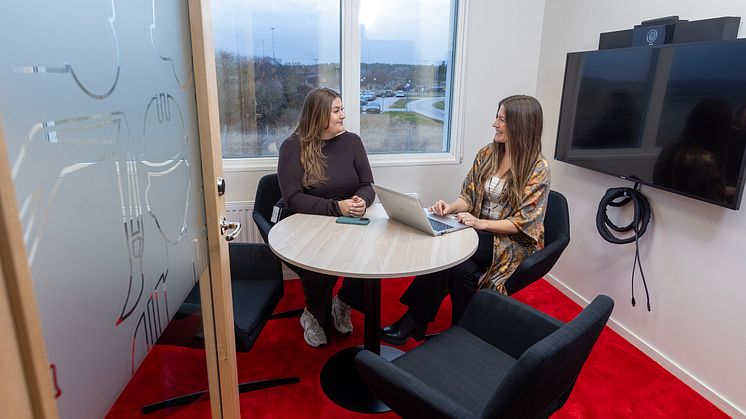 Mötesrum Stålverket hos Swecon i Eskilstuna