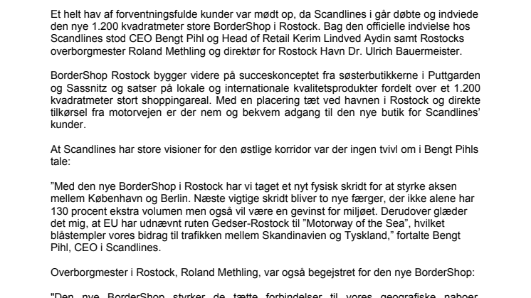 Scandlines har også succes på landjorden