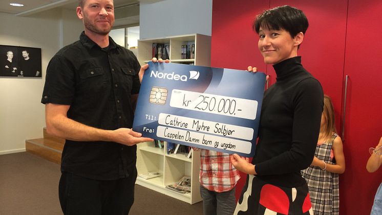 Overrekkelse av premien