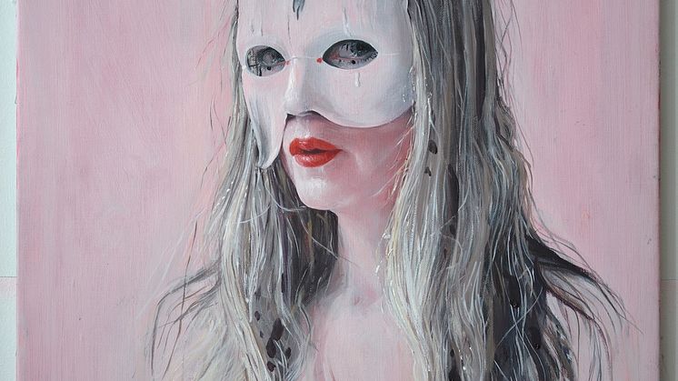 Ylva Ogland: Ylva Snöfrid with Mask After the Transmutation Ritual (nr 1.)