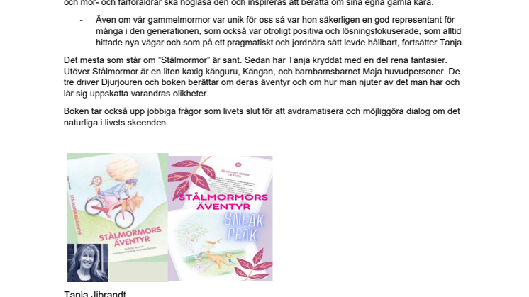 Pressmeddelande: Stålmormors Äventyr