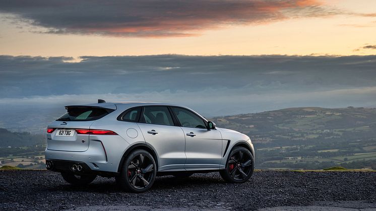 Jag_F-PACE_SVR_22MY_Exterior_Rear_3-4_006_ND_110821