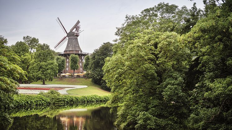 Bremen: Windmühle in der Innenstadt