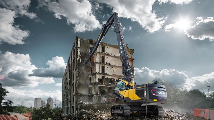 Oöverträffad produktivitet med Volvo EC380E HR och EC480E HR