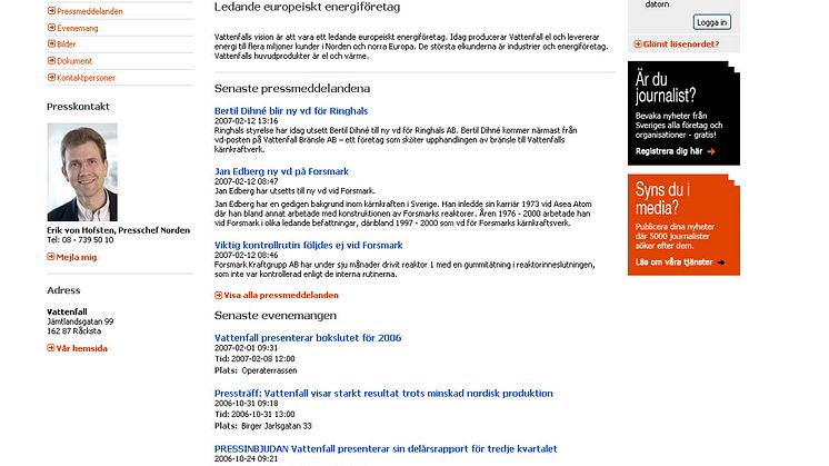 500 pressrum på Newsdesk