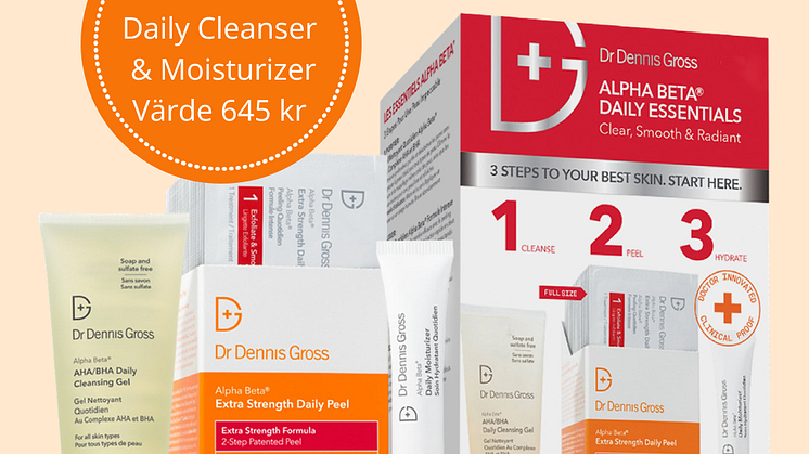 Dr Dennis Gross Alpha Beta Daily Essentials kit social