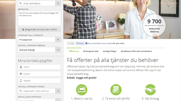 Offerta lanserar ny sajt
