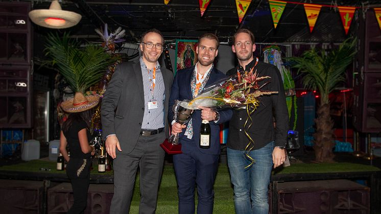 Mathias Augustsson (VD, Mechanum), Anders Dahlén (Försäljningschef, Mechanum) och Niklas Zetterlund (Operations Director, LeasePlan)