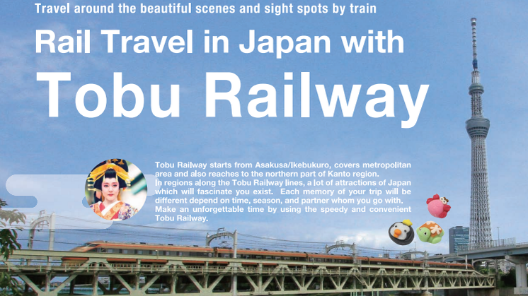 [ENGLISH] Rail Travel in Japan with Tobu Railway (Guidebook)