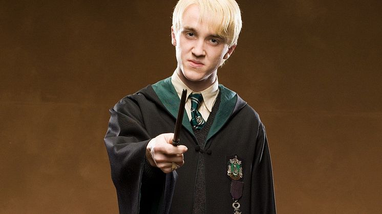 Tom Felton som Draco Malfoy i Harry Potter