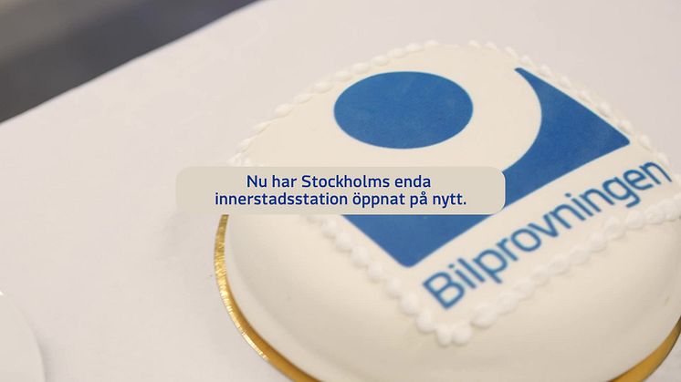 Invigning av Bilprovningen Stockholm-Gärdet