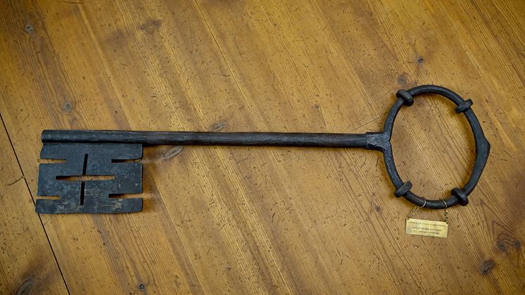 Kopia av den stadsnyckel som skänktes till Nordiska museet 1877 - Norrtälje nyckel.