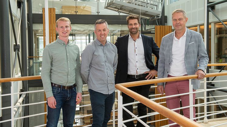 Filip Casteborn, Patrik Vukoja Andersson, Henrik Skoglund och Torvald Svahn