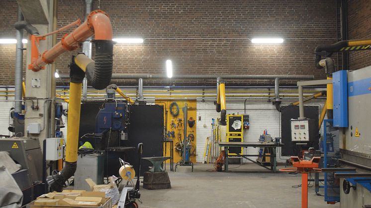 Södra Cell miljösatsar på LED-limpan - klimatsmart verkstadsbelysning