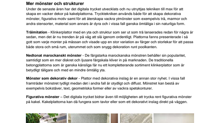 Kakeltrender 2015