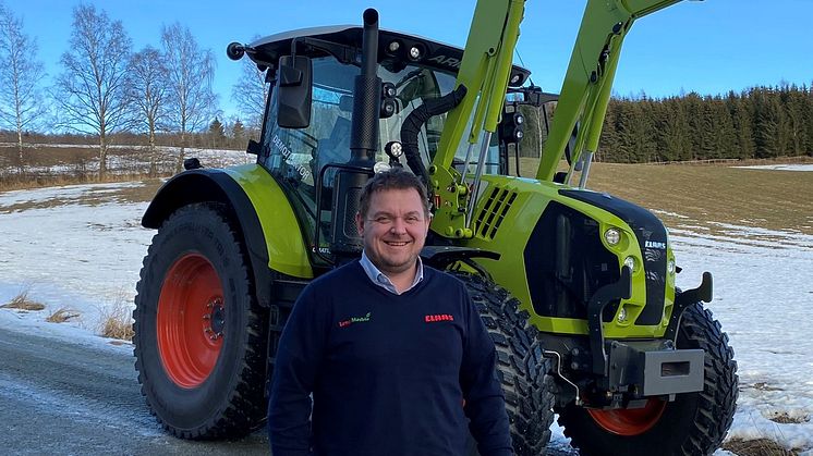 Arne Roar Solhaug blir Lena Maskins ansvarlige for salg i Gudbrandsdalen.