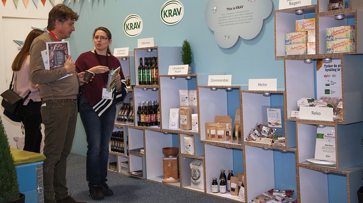 KRAVs monter på Nordic Organic Food Fair