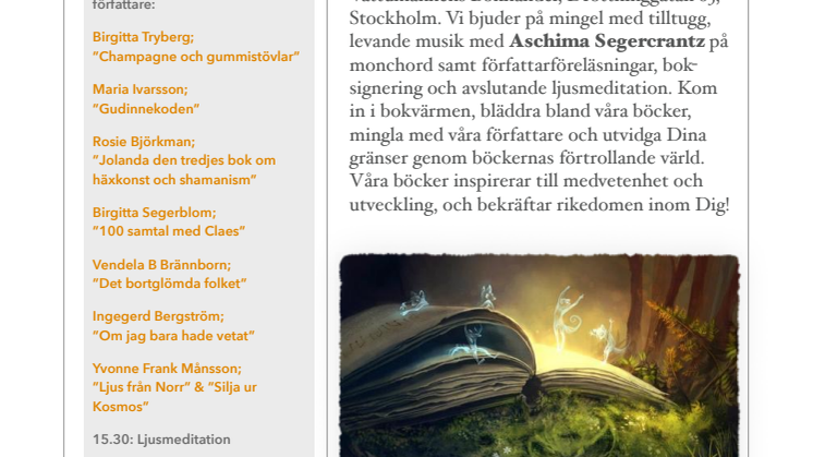 VÄLKOMMEN IN I BOKVÄRMEN!