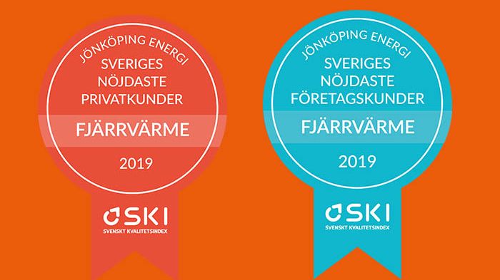 ​Jönköping Energi har Sveriges nöjdaste fjärrvärmekunder.