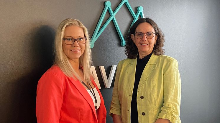 Jennie Sörman, HR-chef och Lena Johansson, regionchef Bevakning Öst på Avarn Security.